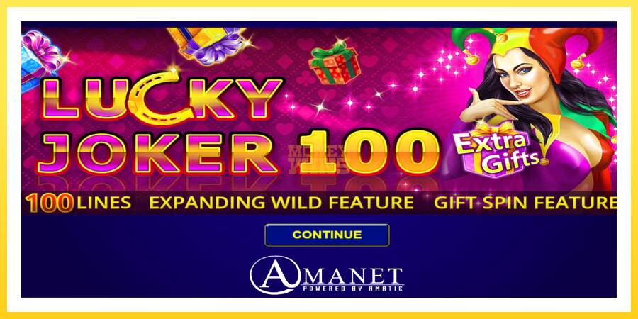 Slika 1 igralni avtomat Lucky Joker 100 Extra Gifts