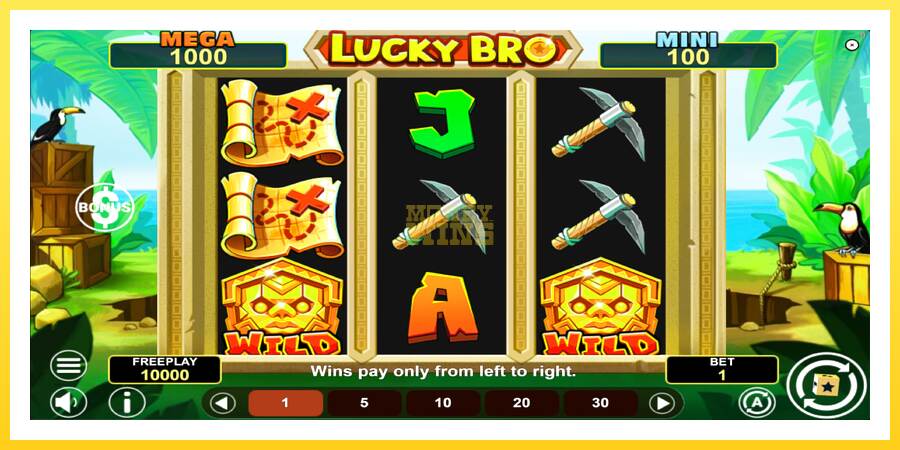 Slika 2 igralni avtomat Lucky Bro Hold & Win