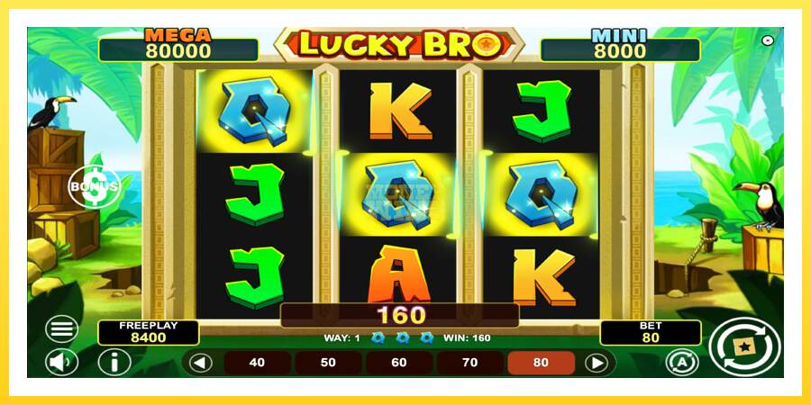 Slika 4 igralni avtomat Lucky Bro Hold & Win