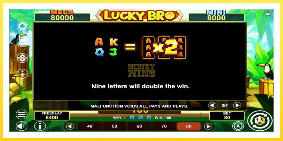 Slika 6 igralni avtomat Lucky Bro Hold & Win