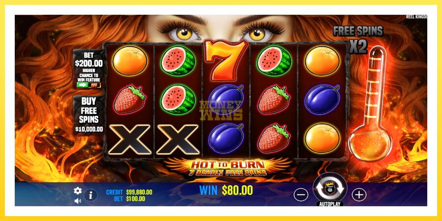 Slika 3 igralni avtomat Hot to Burn - 7 Deadly Free Spins