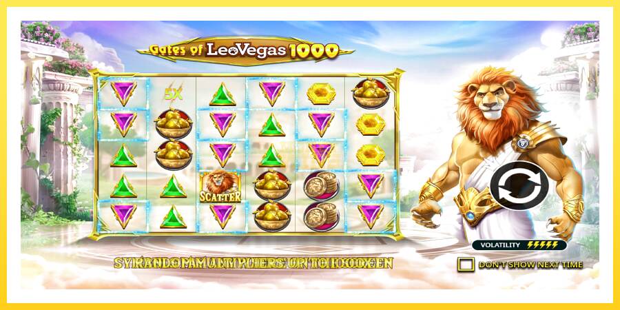 Slika 1 igralni avtomat Gates of LeoVegas 1000