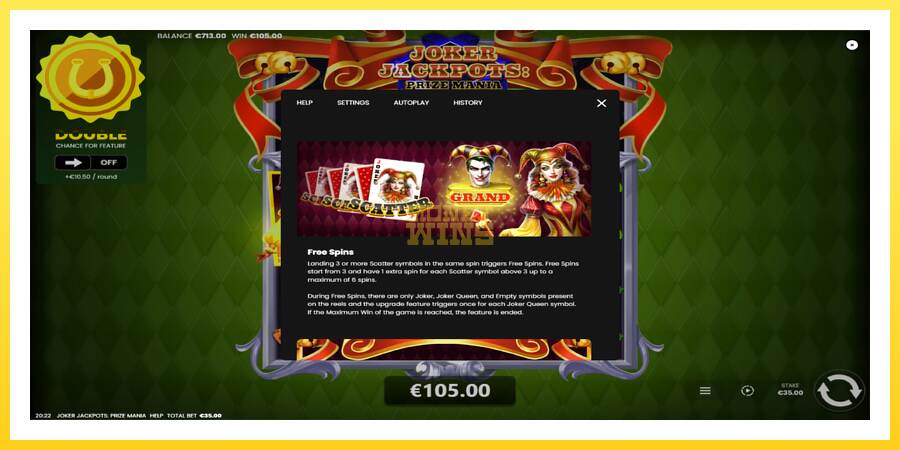 Slika 6 igralni avtomat Joker Jackpots: Prize Mania