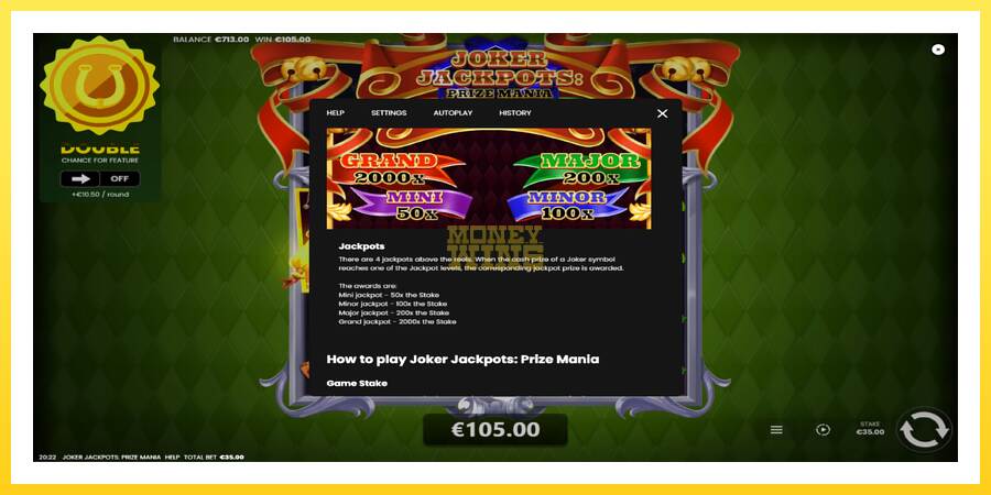 Slika 7 igralni avtomat Joker Jackpots: Prize Mania