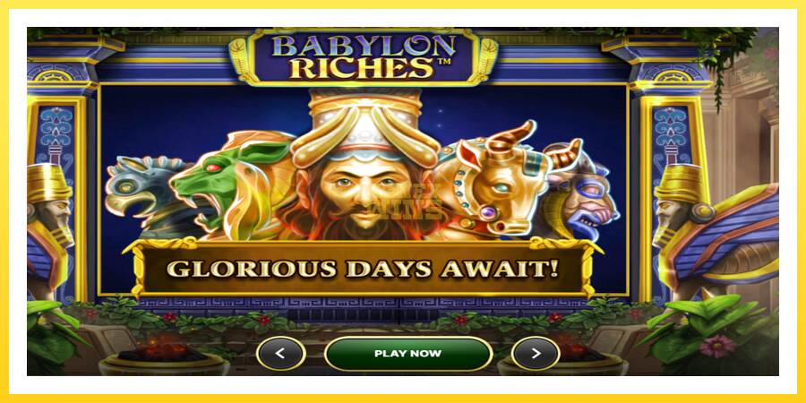 Slika 1 igralni avtomat Babylon Riches