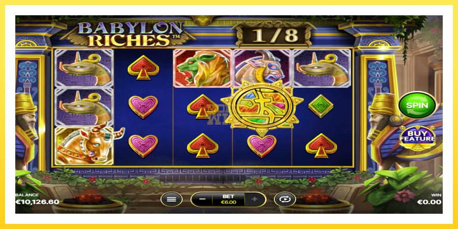 Slika 2 igralni avtomat Babylon Riches