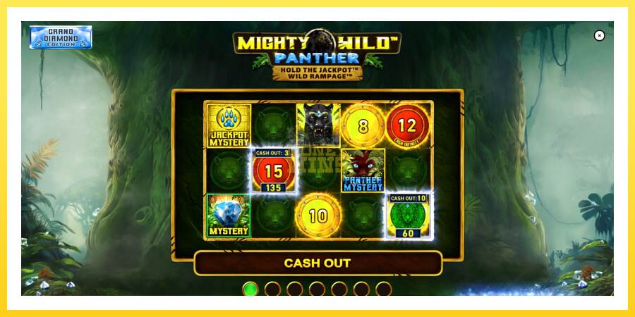 Slika 1 igralni avtomat Mighty Wild: Panther Grand Diamond Edition