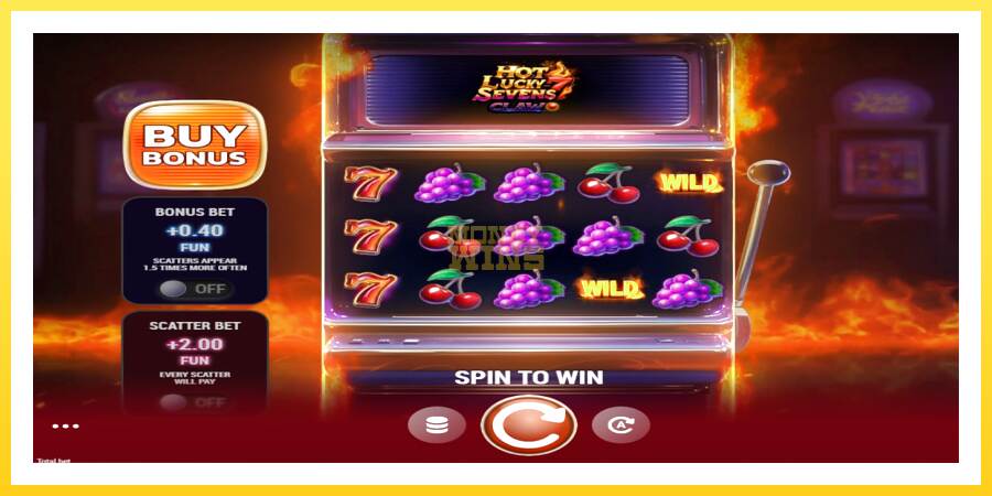 Slika 1 igralni avtomat Hot Lucky Sevens Claw