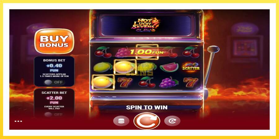 Slika 2 igralni avtomat Hot Lucky Sevens Claw