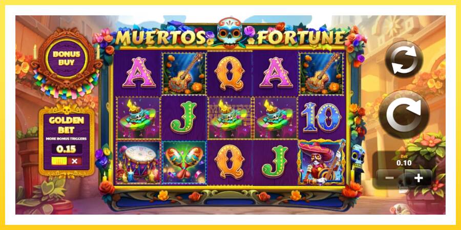 Slika 1 igralni avtomat Muertos Fortune