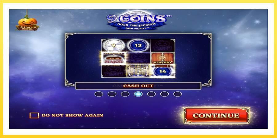 Slika 1 igralni avtomat 9 Coins Grand Platinum Edition Halloween Jackpot