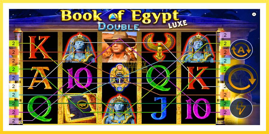 Slika 1 igralni avtomat Book of Egypt Double Luxe