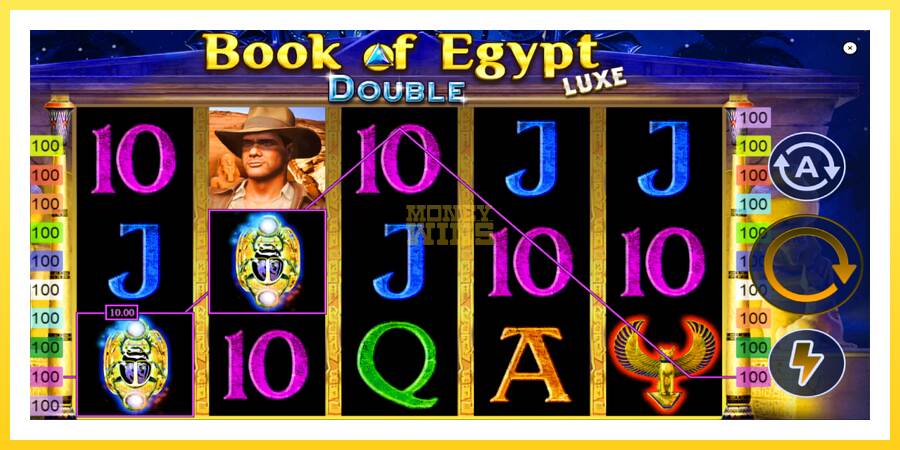 Slika 3 igralni avtomat Book of Egypt Double Luxe