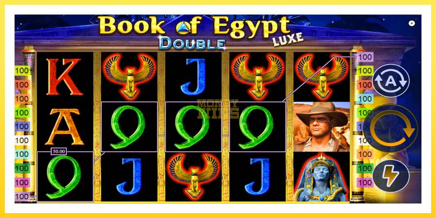 Slika 4 igralni avtomat Book of Egypt Double Luxe