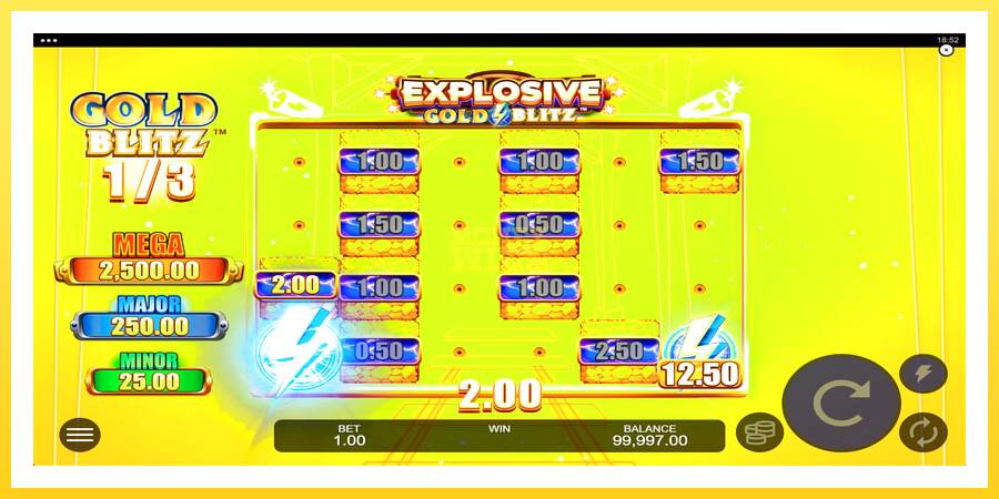 Slika 3 igralni avtomat Explosive Gold Blitz