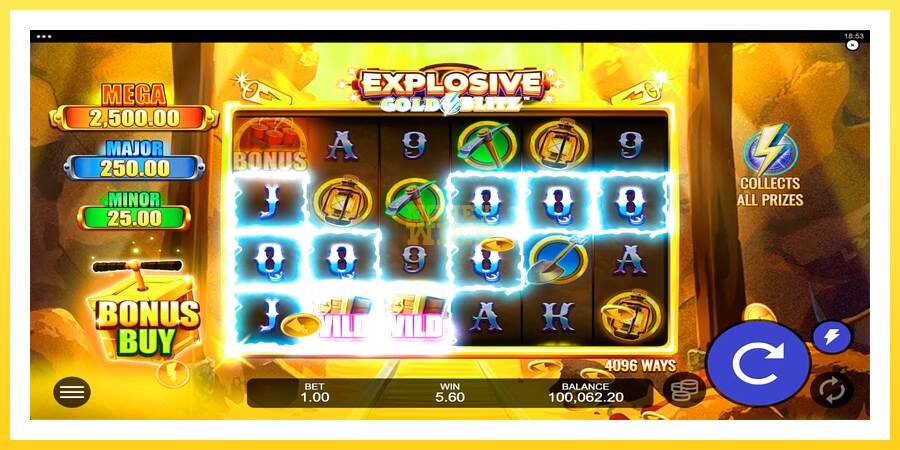 Slika 5 igralni avtomat Explosive Gold Blitz