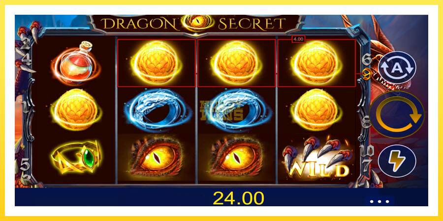 Slika 2 igralni avtomat Dragon Secret