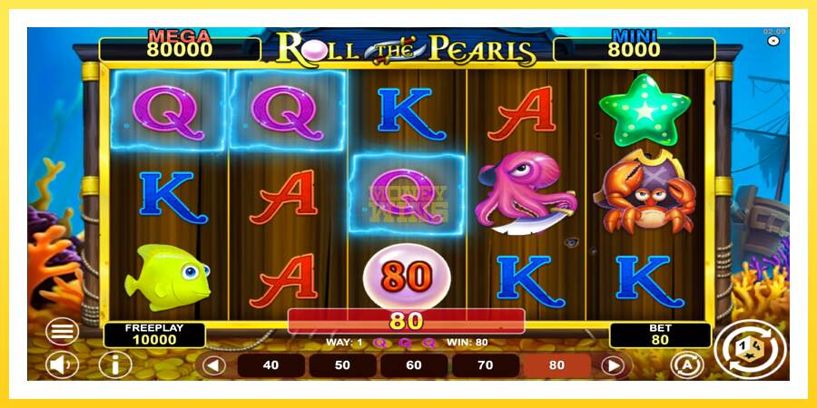 Slika 3 igralni avtomat Roll The Pearls Hold & Win