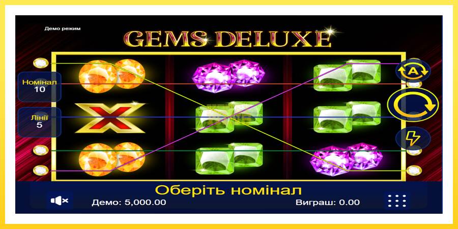 Slika 1 igralni avtomat Gems Deluxe