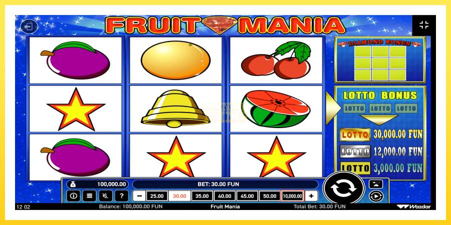 Slika 1 igralni avtomat Fruit Mania