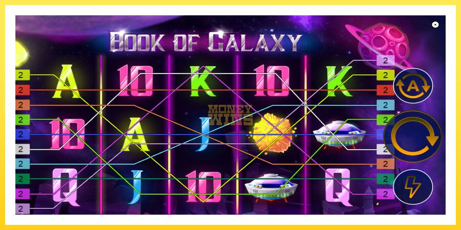 Slika 2 igralni avtomat Book of Galaxy