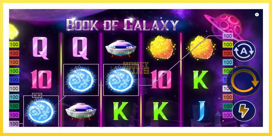 Slika 4 igralni avtomat Book of Galaxy