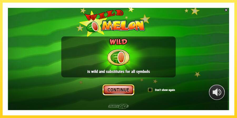 Slika 1 igralni avtomat Wild Melon