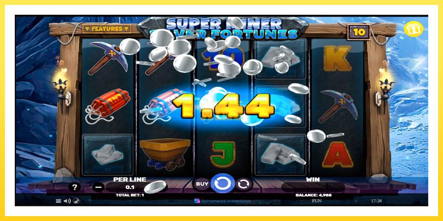 Slika 2 igralni avtomat Super Miner Silver Fortunes