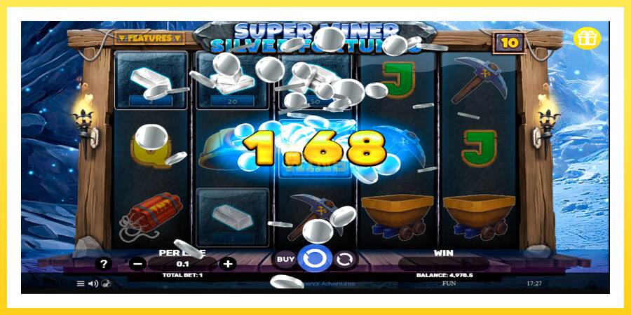 Slika 3 igralni avtomat Super Miner Silver Fortunes