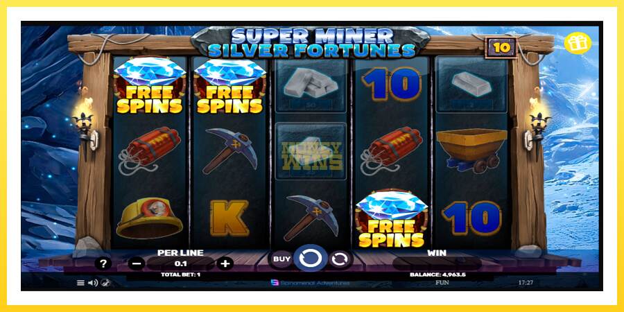 Slika 4 igralni avtomat Super Miner Silver Fortunes