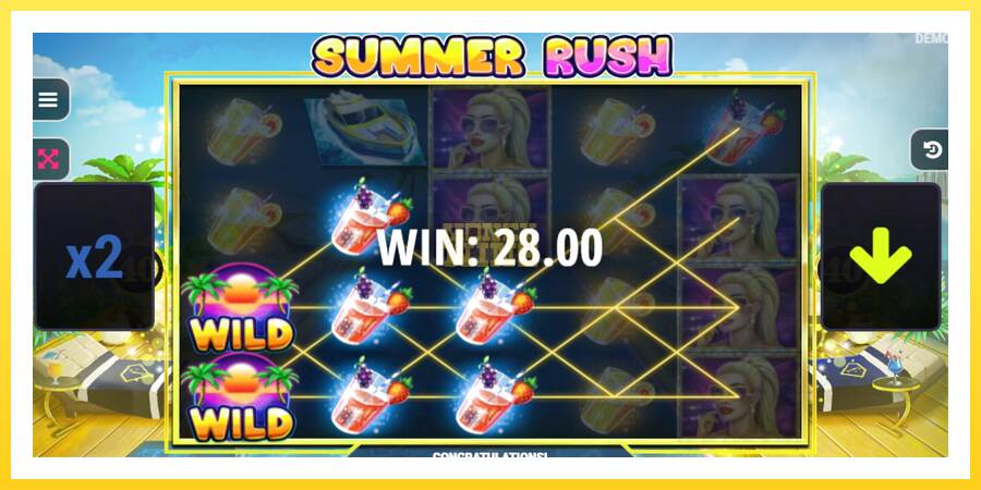 Slika 4 igralni avtomat Summer Rush