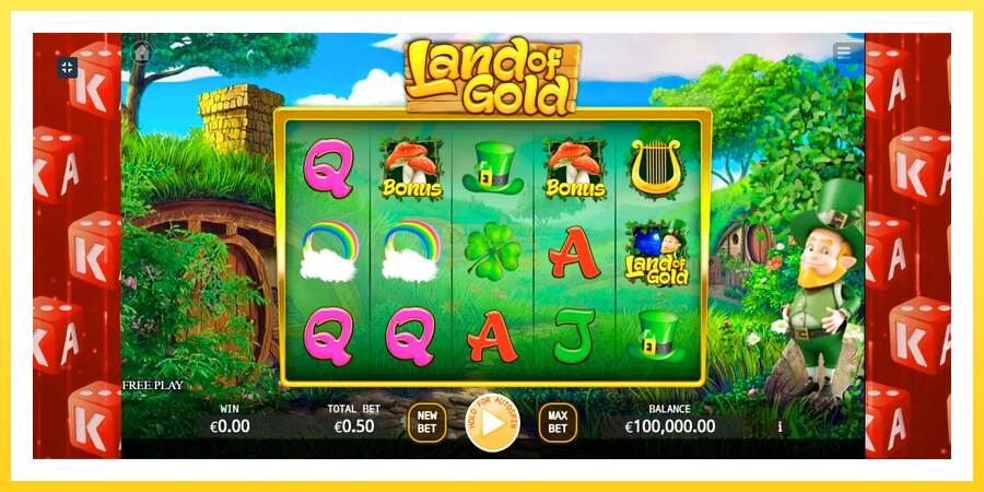 Slika 2 igralni avtomat Land of Gold