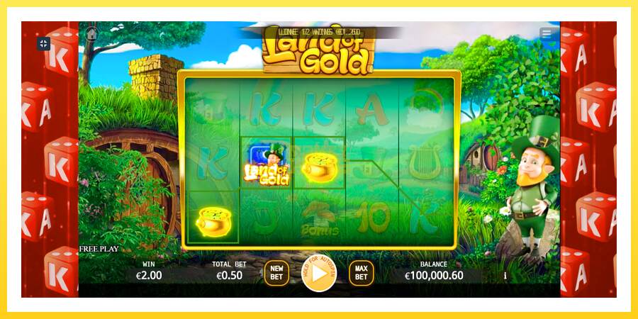 Slika 4 igralni avtomat Land of Gold