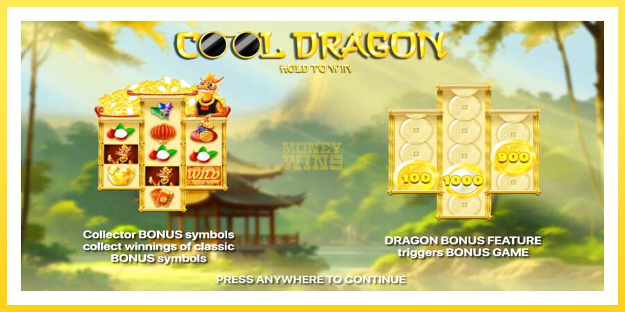 Slika 1 igralni avtomat Cool Dragon: Hold to Win