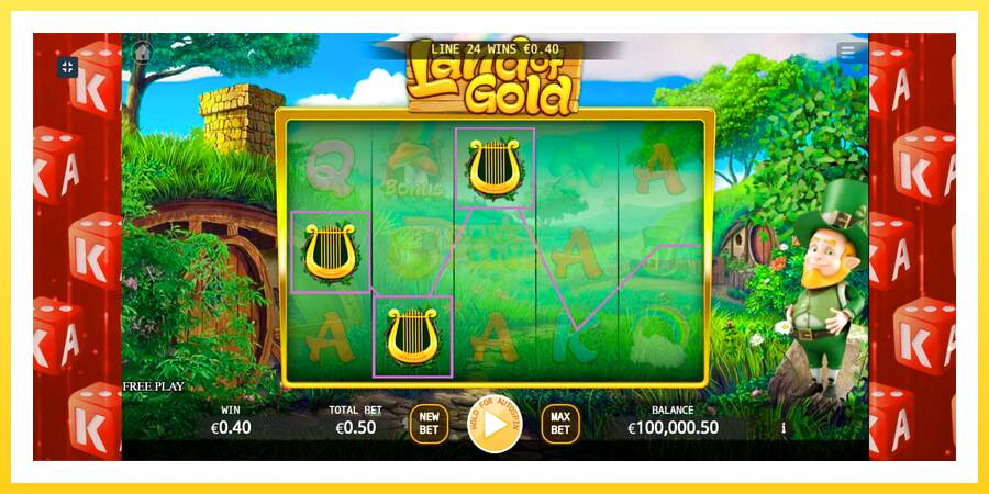 Slika 5 igralni avtomat Land of Gold