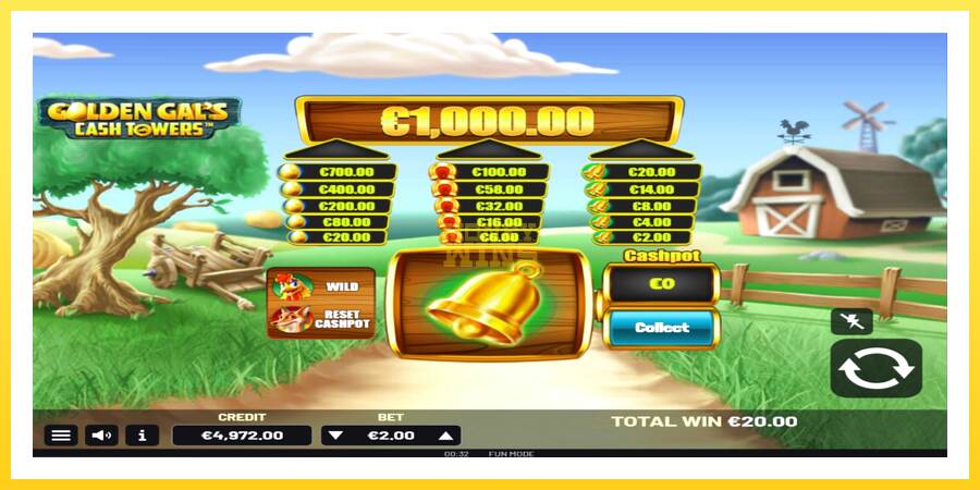 Slika 3 igralni avtomat Golden Gal’s Cash Tower