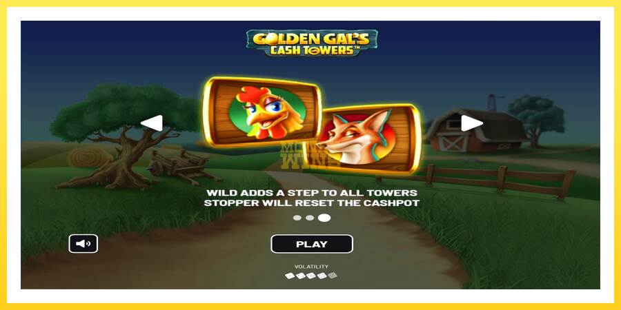 Slika 5 igralni avtomat Golden Gal’s Cash Tower