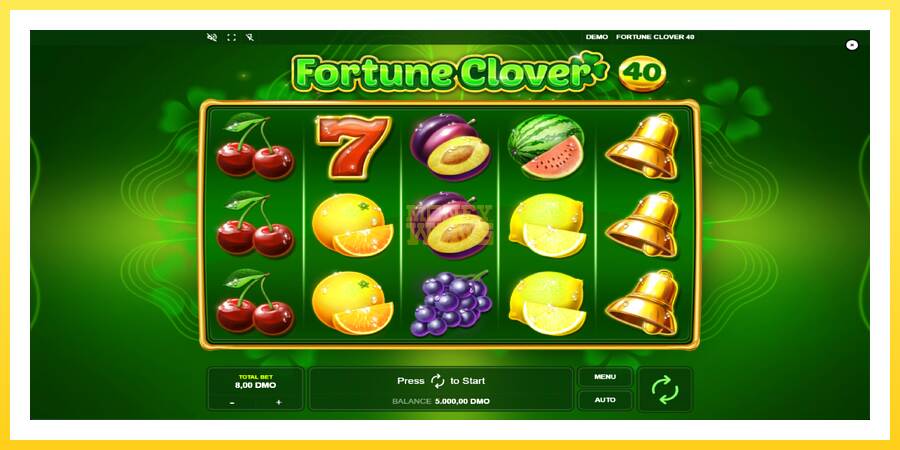 Slika 1 igralni avtomat Fortune Clover 40