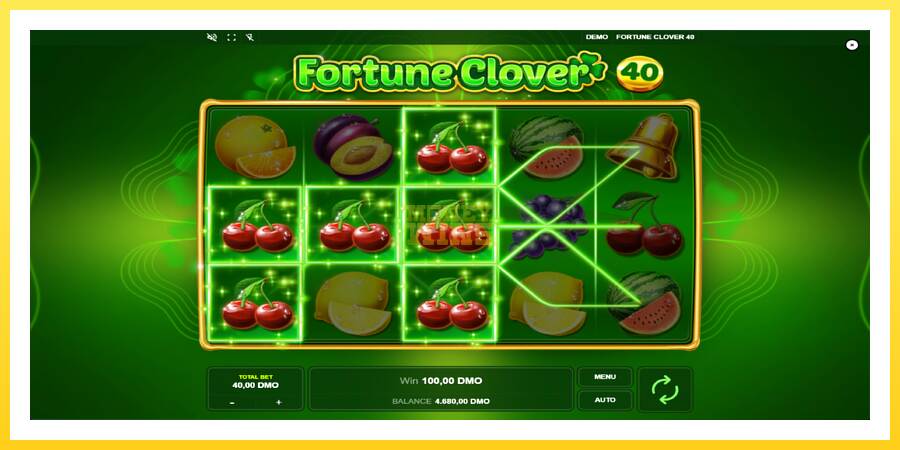 Slika 4 igralni avtomat Fortune Clover 40