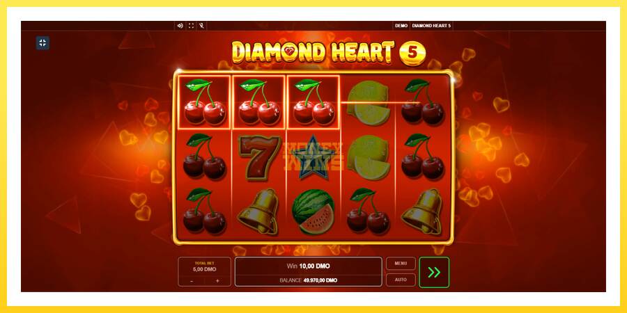 Slika 2 igralni avtomat Diamond Heart 5