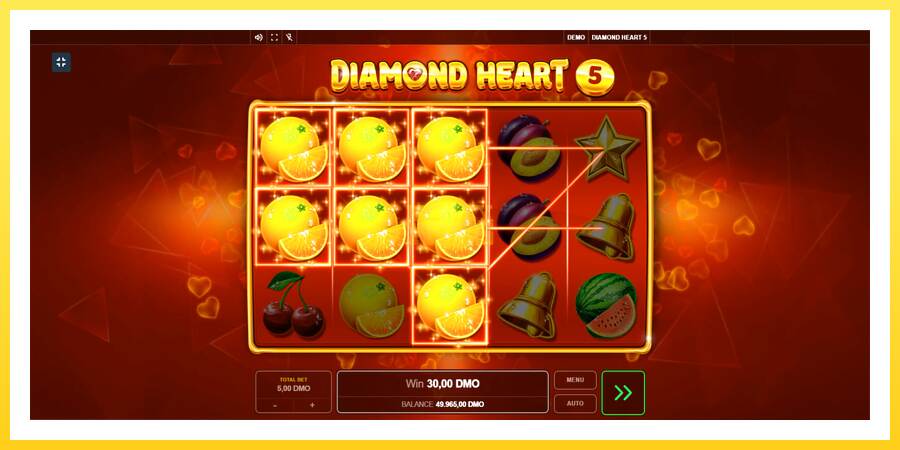 Slika 3 igralni avtomat Diamond Heart 5