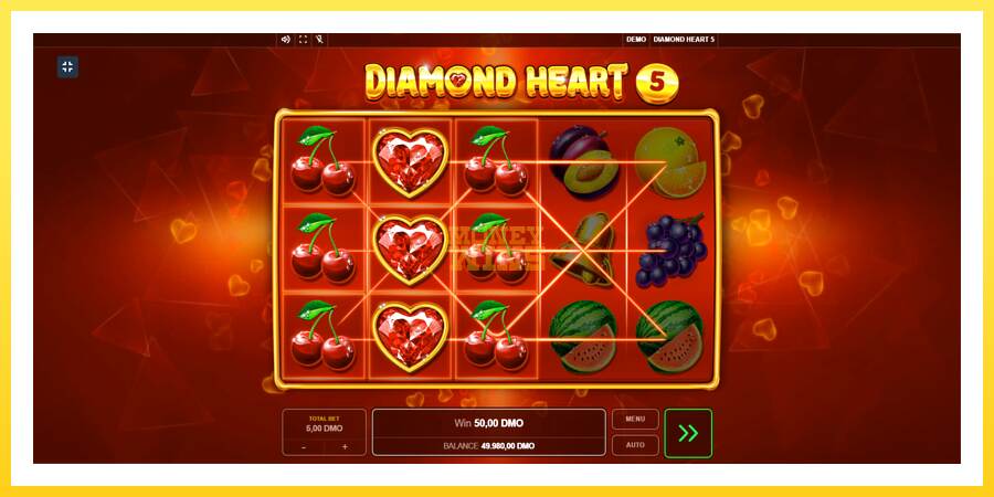 Slika 4 igralni avtomat Diamond Heart 5