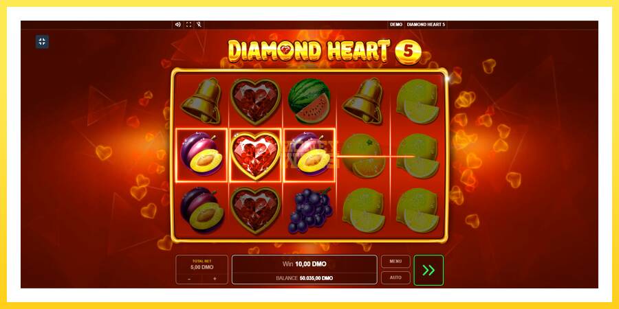 Slika 5 igralni avtomat Diamond Heart 5