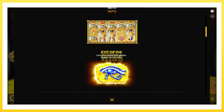 Slika 5 igralni avtomat Eyes of Ra