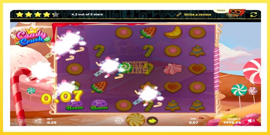 Slika 3 igralni avtomat Candy Splasher