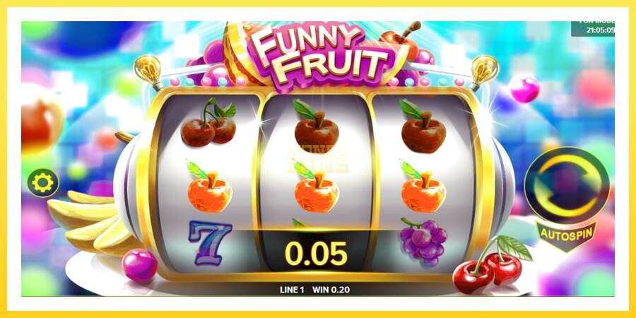 Slika 3 igralni avtomat Funny Fruit