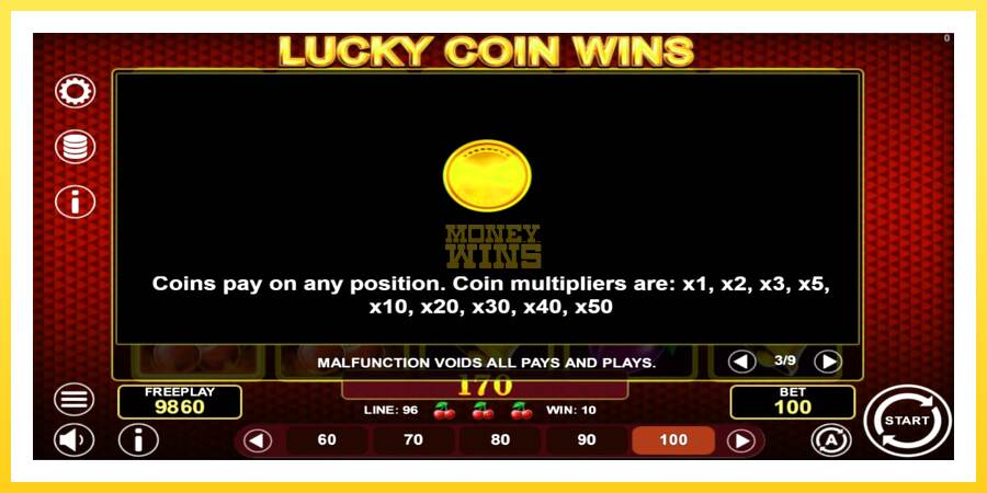 Slika 6 igralni avtomat Lucky Coin Wins