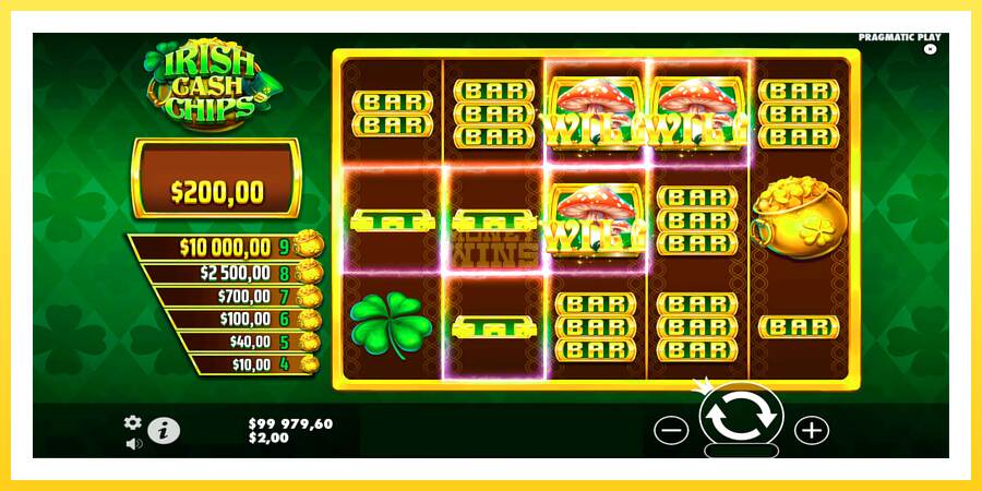 Slika 3 igralni avtomat Irish Cash Chips