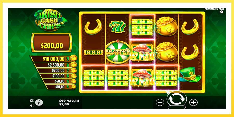 Slika 6 igralni avtomat Irish Cash Chips