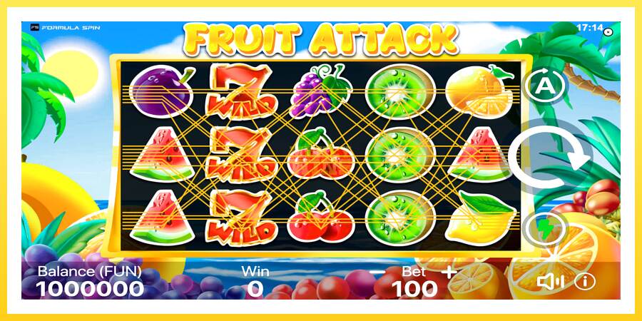 Slika 1 igralni avtomat Fruit Attack